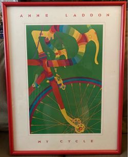 Anne Laddon bicycle wall art