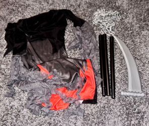 Grim Reaper Boys Halloween Costume - Size Medium Chains Cloak