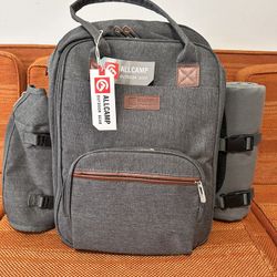 ALLCAMP OUTDOOR GEAR Picnic Backpack for 4 Person