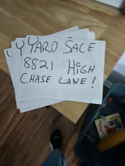Yard Sale