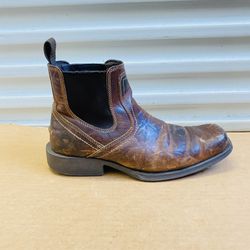 Ariat Midtown Rambler Barn Square Toe Chelsea Boots Mens Size 9.5 EE 10019868