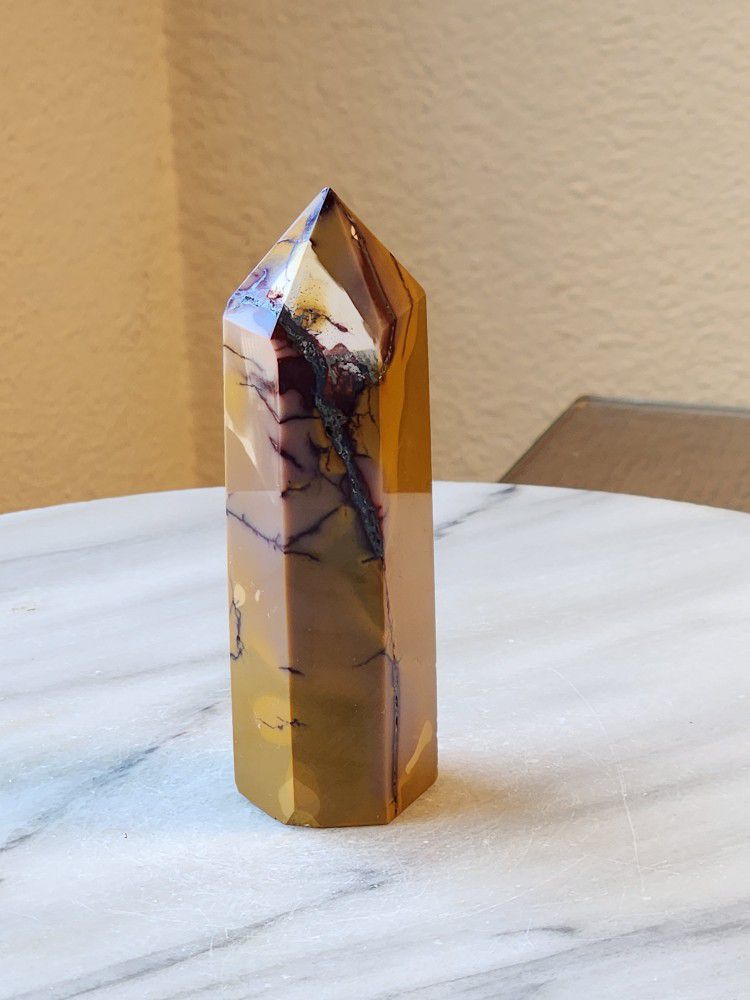 3.8" Approximately Moonkite Tower Quartz Crystal 