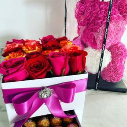 Chocolate Rose Box