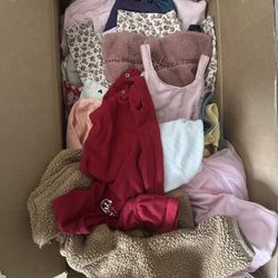 Box Of Baby Clothes 
