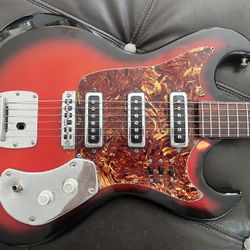 Vintage 1960s Kingston/ Teisco S3T Hound Dog for Sale in Los