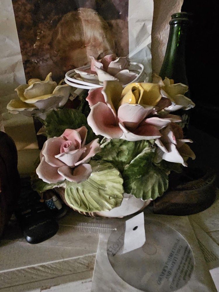 3 Large Capidimonte Pieces