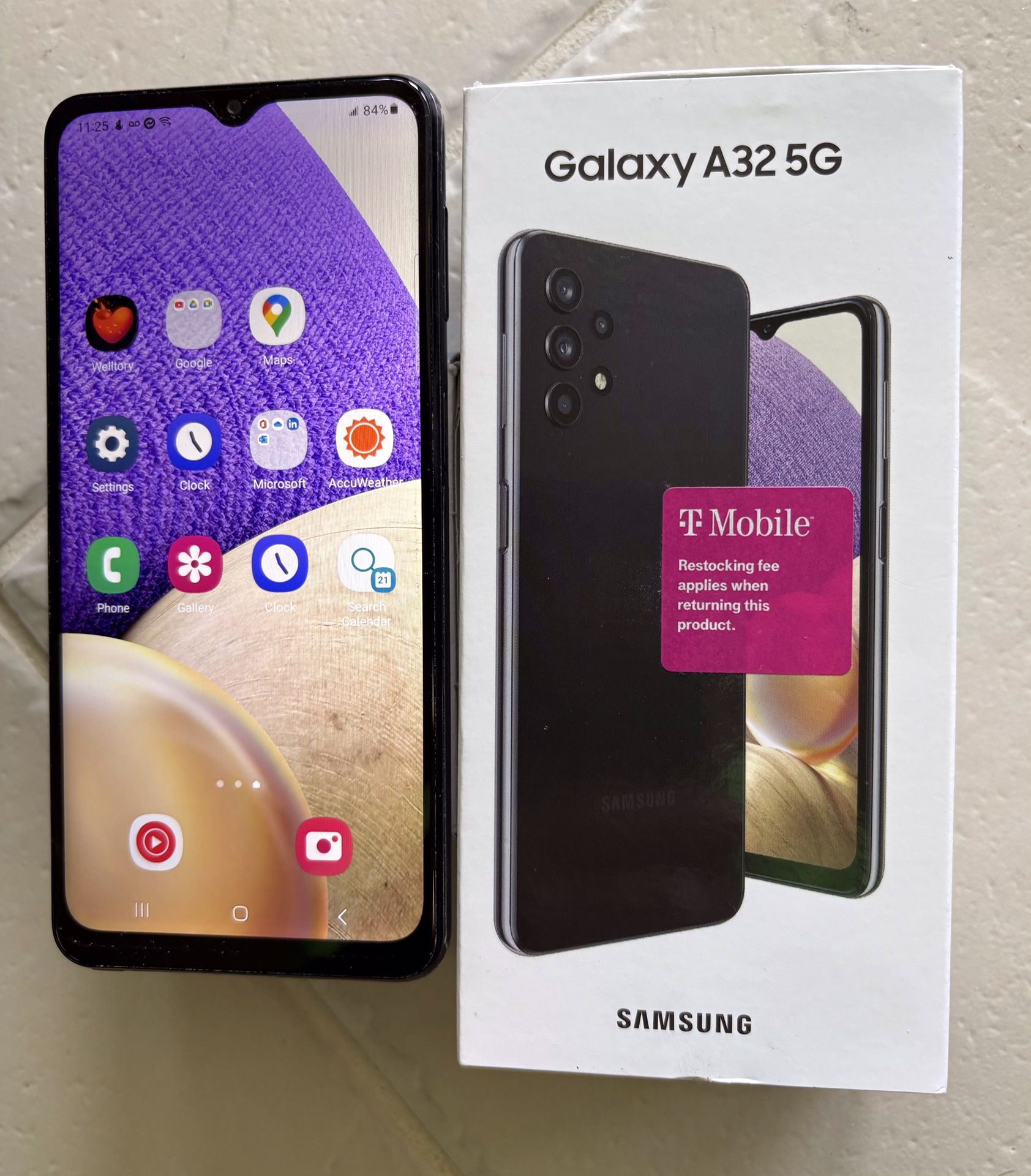 Samsung Galaxy A32 5G T Mobile 6.5" (Black) 64 GB (Very Good)