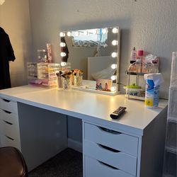 Ikea Alex Drawers + Mirror