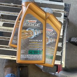 Castrol Oil 10w-60 3 Single Quarts