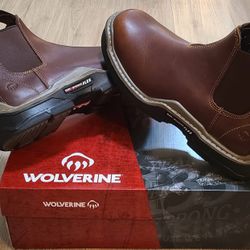 Wolverine Work Boots Size 11.5 For Men 