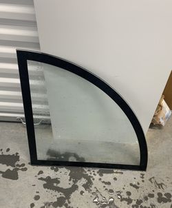 Curved Glass Table Top 24" by 19"