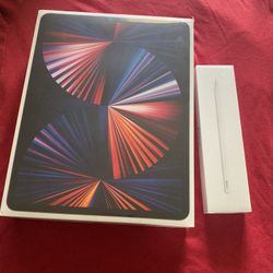 Apple iPad Pro New Sealed 12.9 Inch With Apple Pencil 