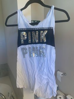 Vs pink tank top size small