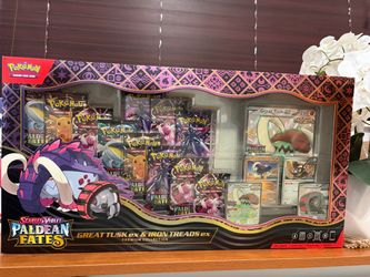 Pokémon Paldean Fates Great Tusk & Iron Treads ex Premium Collection