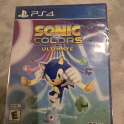 PS4 Sonic Game Brand New And Unopened 