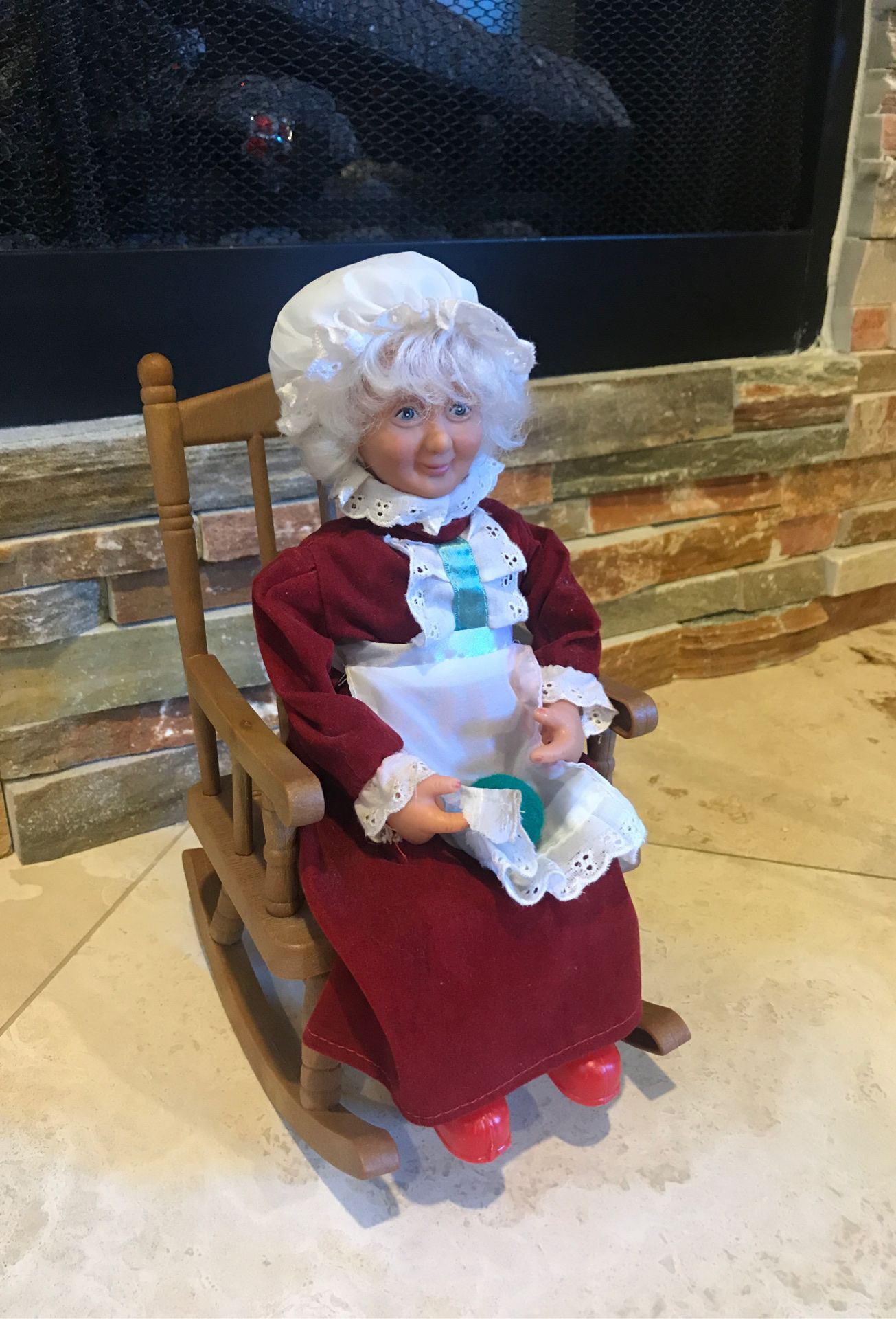 Cute grandma doll with Hammock chair