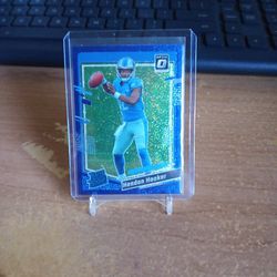 Hendon Hooker Blue Stardust Rated Rookie Card 