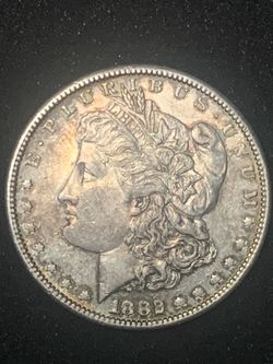 DMPL with tone 1882 ERROR S Morgan Silver Dollar Coin