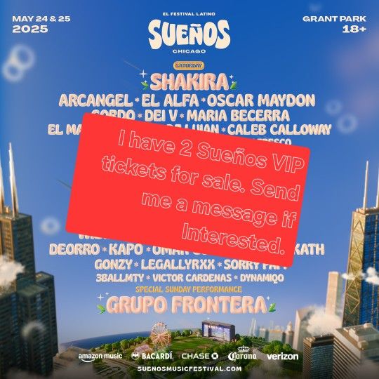 2 Sueños VIP Tickets