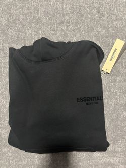 Black Essentials Hoodie Size XS 
