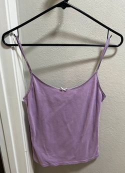 Victoria’s Secret Purple Bow Cami Tank Top Sz S