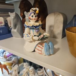 Lefton Japan Clown Music Box