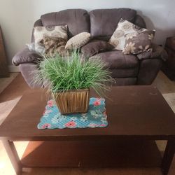 Couch  & Love Seat Cofee Table &  2 Side Tables