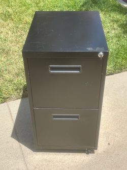 Black File Cabinet With Key