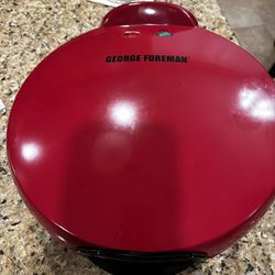 George Foreman Electric Quesadilla Maker, Red, GFQ001 10 Inch