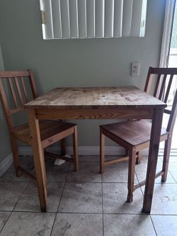 IKEA JOKKMOKK Dining table and two chairs