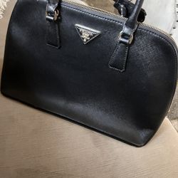 Prada Black Leather Saffiano 