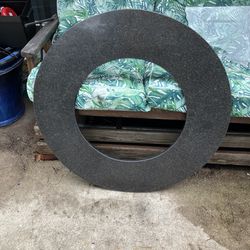 36” Marble Ring Top: 36”W x 3/4”Thick