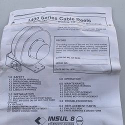 Insul 8 1400  Retractable Power Cable Reel