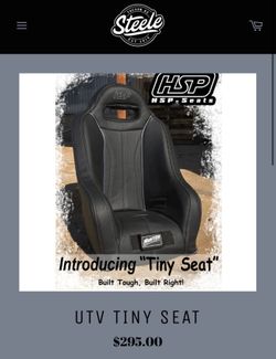 2 Utv Tiny seats booster seat for kids