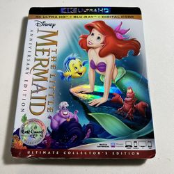 The Little Mermaid Disney Anniversary Edition Sealed Blu Ray