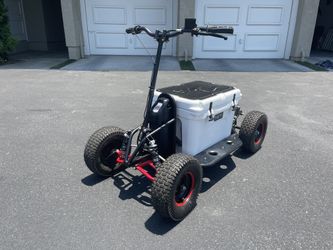 Motorized Cooler Scooter Yeti Rolling Ice Chest Whiskey Chariot