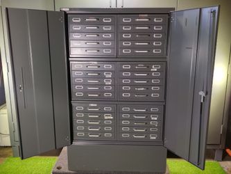 Vintage Neumade Photography Storage Cabinet - 30 Drawers- (Qty:5)