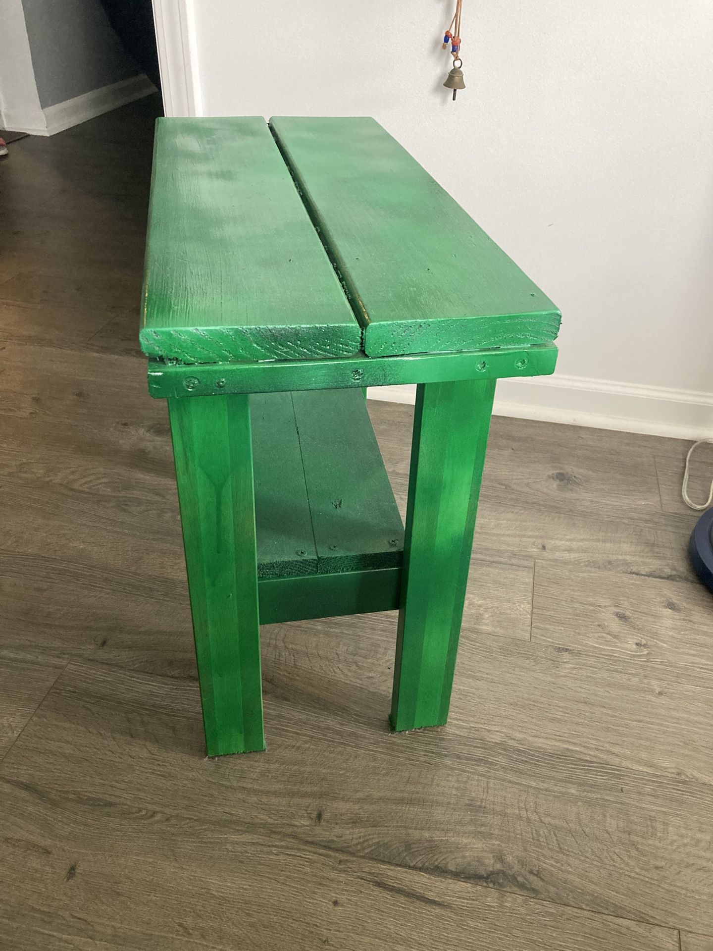 Solid Wood Side Table /bench New