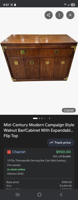 Thomasville serving bar