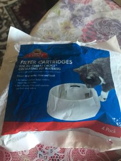 filter cartridge for pet waterers