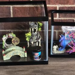 2 Fish Tanks Plus Supplies 