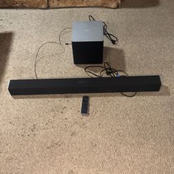 VIZIO Barra de sonido para TV con subwoofer inalámbrico, barra de sonido de audio para el hogar 2.1 con Bluetooth 38" SB3821-C6