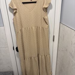 Beige Dress