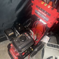Pressure washer, 50 ft hose and surface cleaner 