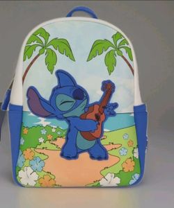NWT Loungefly Disney Lilo & Stitch Stitch with Ukulele Mini Backpack