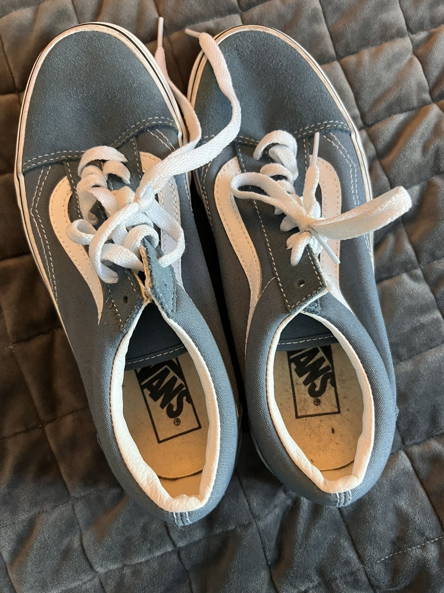 Blue Low Top Vans 