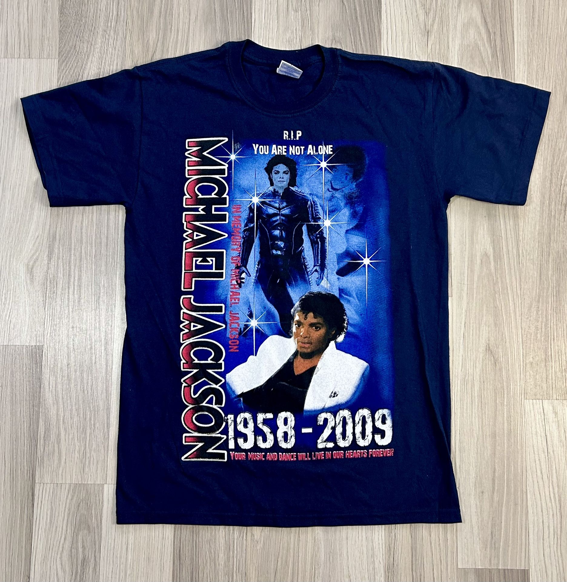 2009 Michael Jackson Tribute Double Sided Music T-shirt Size Small