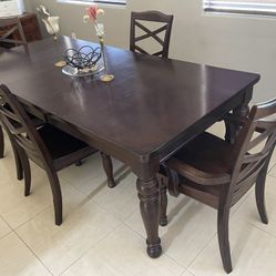 Beautiful Solid Wood Dining Room Table