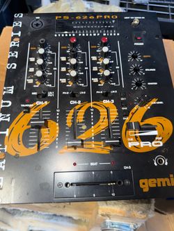 Gemini PS-626 Pro DJ Stereo Preamp Mixer