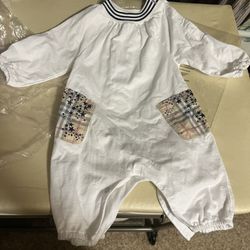 Authentic Burberry Onesie Size 0-3 Months